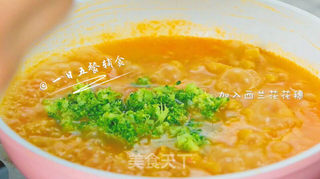 胡萝卜莲藕排骨面线 宝宝辅食,西兰花+番茄的做法步骤:11