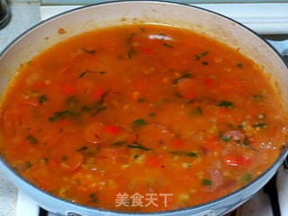 异国料理【西班牙海鲜饭】的做法步骤:18
