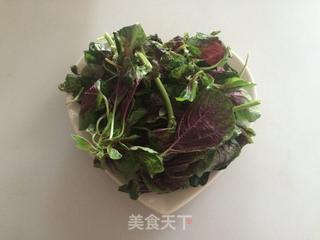 苋菜炒饭的做法步骤:2
