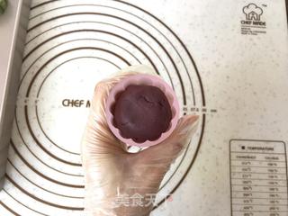 超高颜值的桃山皮月饼的做法步骤:14