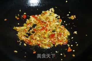 酸椒煮虾球的做法步骤:9