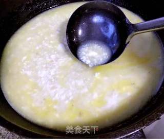 虾仁蛋黄豆花羹的做法步骤:6