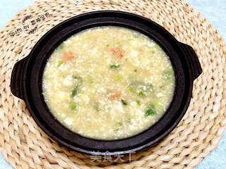 虾仁蛋黄豆花羹的做法步骤:10