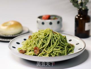 自制青酱意面(附青酱制作方法)的做法步骤:12