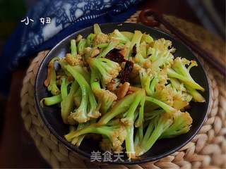 干煸菜花的做法步骤:9