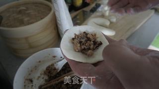酱肉小笼包的做法步骤:8