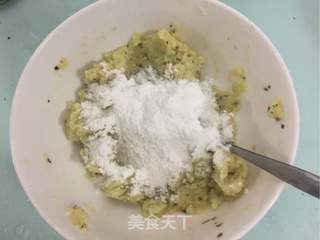 花菜底迷你披萨的做法步骤:6