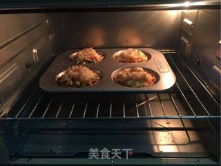 花菜底迷你披萨的做法步骤:14