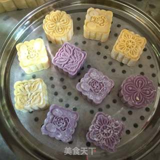 蒸月饼的做法步骤:13