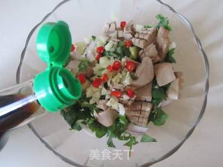 花生洋葱拌腰花的做法步骤:6