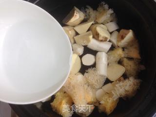 鲜淮山红薯糖水的做法步骤:3
