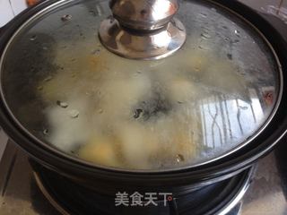 鲜淮山红薯糖水的做法步骤:5