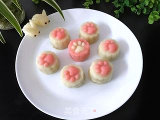 猫爪萌趣冰皮月饼的做法步骤:20