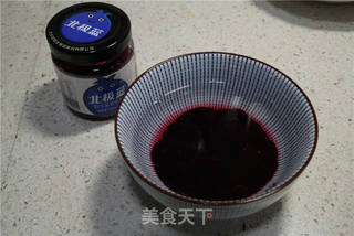 蓝莓酱发糕的做法步骤:2