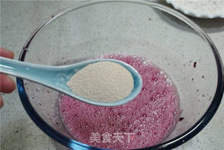 蓝莓酱发糕的做法步骤:4