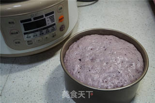 蓝莓酱发糕的做法步骤:9