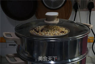 蓝莓酱发糕的做法步骤:11