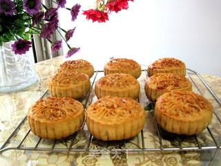 果仁月饼的做法步骤:19