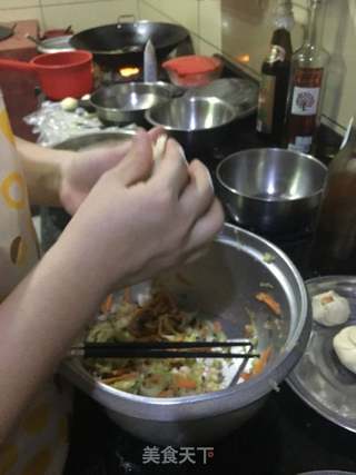 香菇萝卜菜包的做法步骤:18