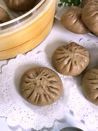 褐麦香菇肉包的做法步骤:11