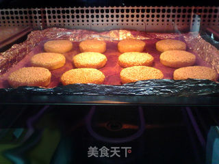 桂花果仁麻饼的做法步骤:14