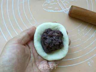 暄软豆沙饼的做法步骤:5