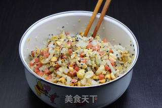 火腿五仁月饼的做法步骤:2