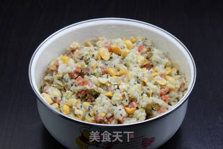 火腿五仁月饼的做法步骤:3