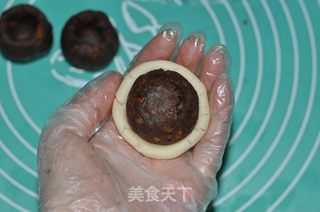 巧克力流心月饼的做法步骤:7