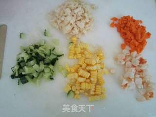 简易炒饭的做法步骤：2