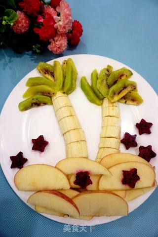 热带风情水果拼盘的做法步骤:6