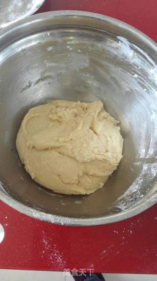 红豆月饼的做法步骤:4