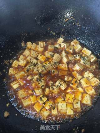 麻婆豆腐的做法步骤:11