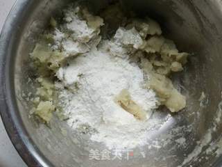 香甜地瓜饼的做法步骤:4