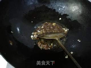 十分钟快手菜之豆瓣酱炒茼蒿的做法步骤：4