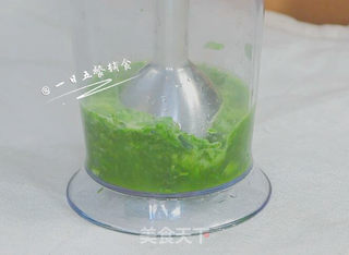 牛肉油麦菜米糊 宝宝辅食,营养均衡的做法步骤:6