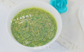 牛肉油麦菜米糊 宝宝辅食,营养均衡的做法步骤:12