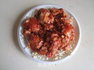 豆瓣蒸鸡翅根的做法步骤:6