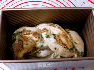 鲜香咸味滴【香葱肉松手撕吐司】的做法步骤:15