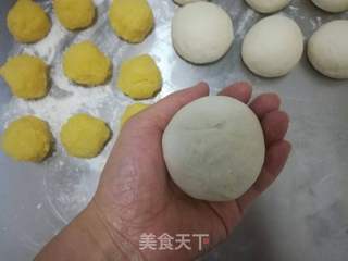 奶黄包的做法步骤:15