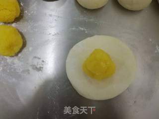 奶黄包的做法步骤:14