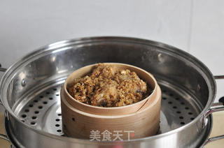 燕麦蒸排骨的做法步骤:9