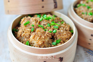 燕麦蒸排骨的做法步骤:11
