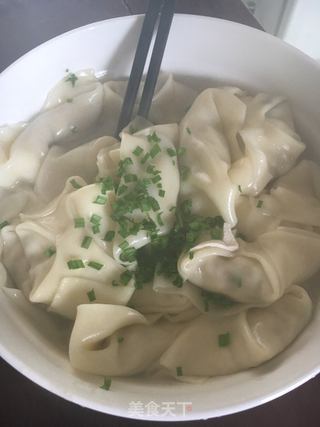 素馅馄饨的做法步骤:5