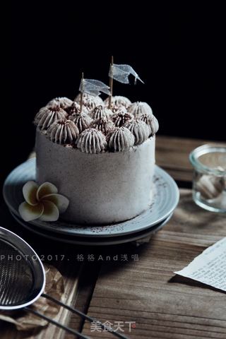 奥利奥奶油可可戚风的做法步骤:16