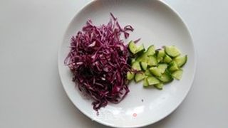 紫甘蓝土豆泥色拉的做法步骤:6