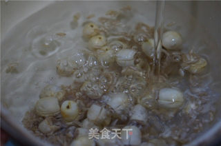 莲子糙米浆的做法步骤:2
