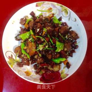 辣子鸡的做法步骤:3