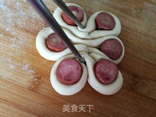 馒头像花儿一样的做法步骤:7