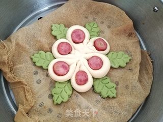 馒头像花儿一样的做法步骤:10